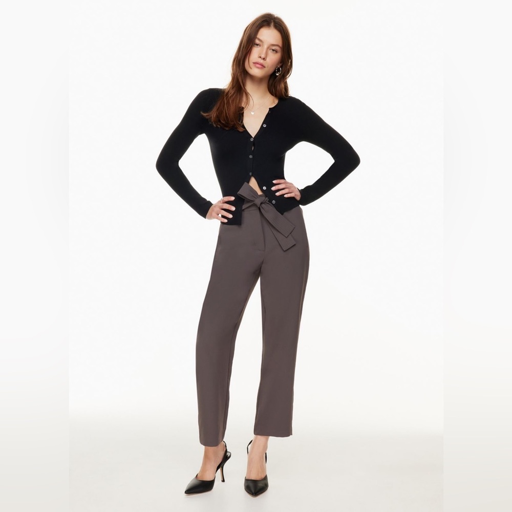 Wilfred Jallade tie front crepe pants